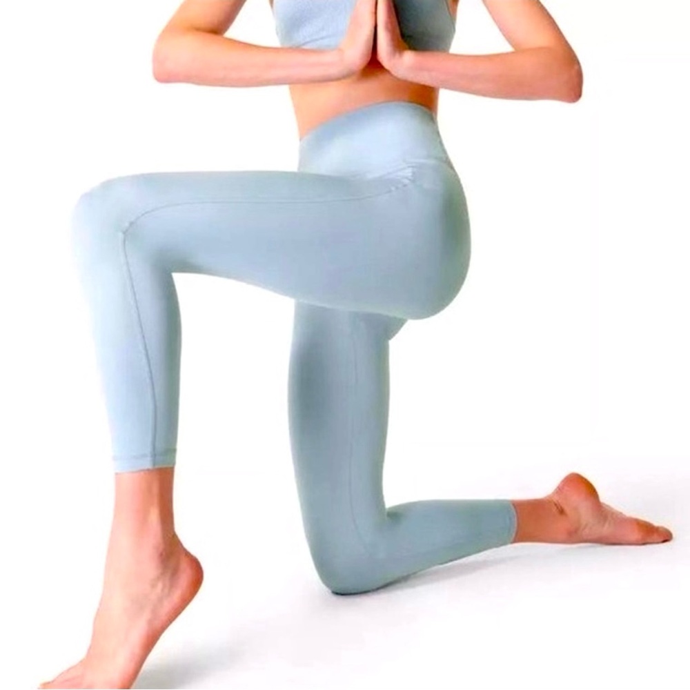 Sweaty Betty All Day 7/8 Leggings Aluminum Blue Size Small